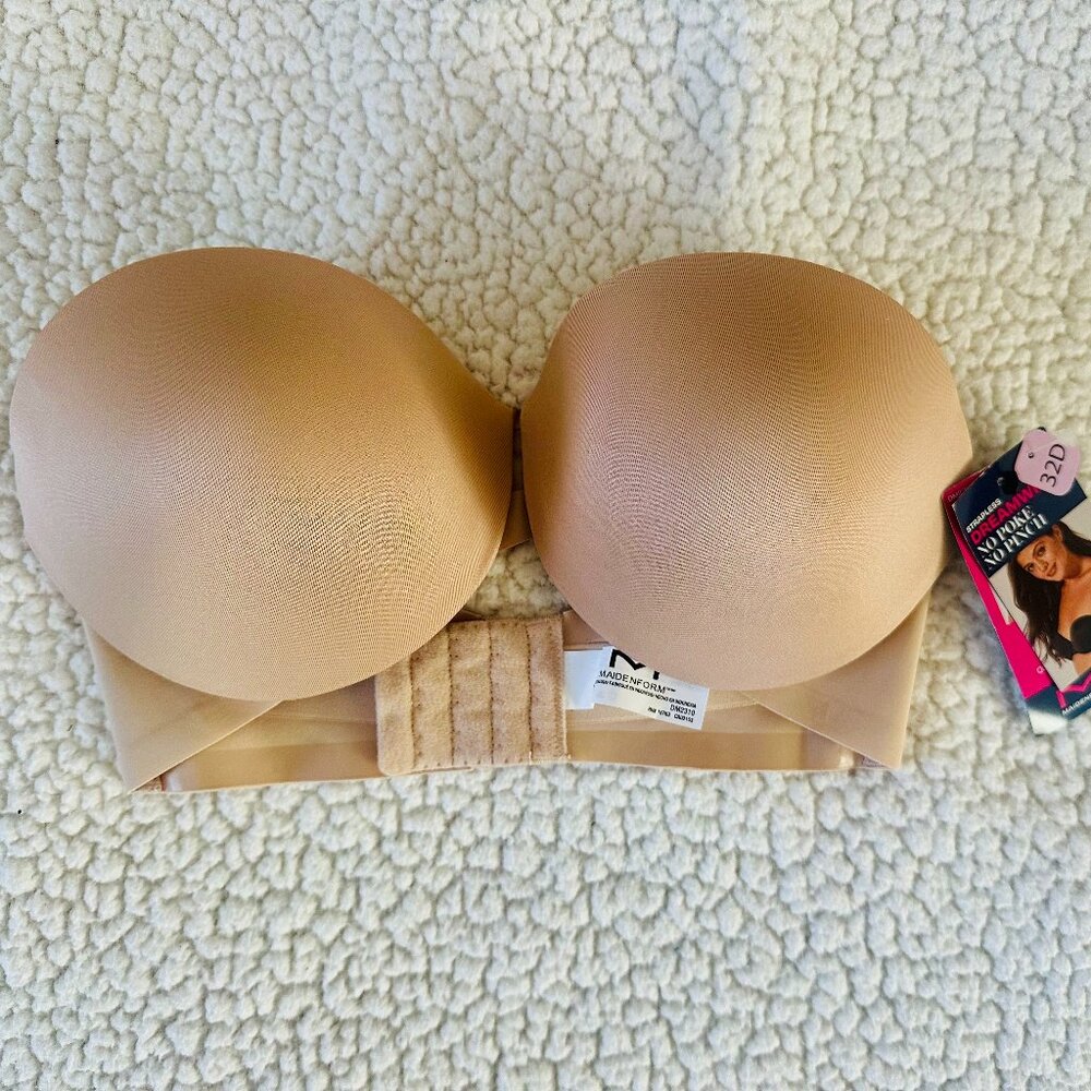 32D Maidenform Women's DreamWire Strapless Underwire Bra